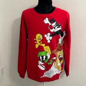 Looney Tunes Crew Neck Sweatshirt XL
